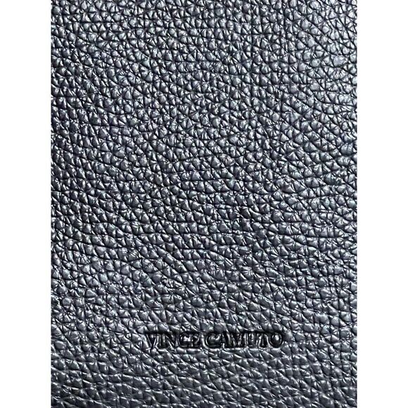 Vince Camuto Color Blocked Black Leather Tote - Picture 2 of 4